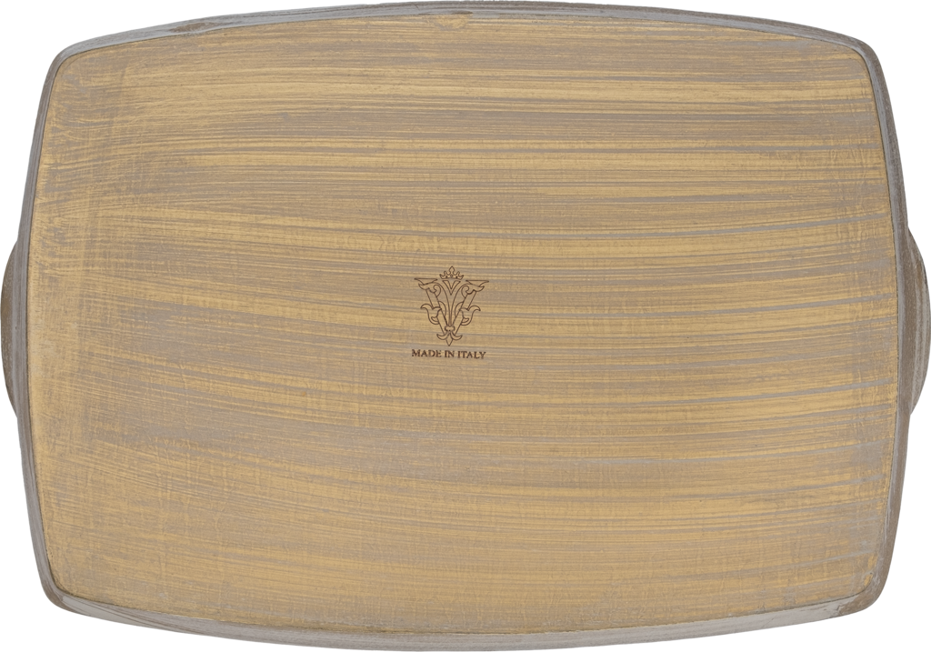 Leaf Handle Tray - Royal Family Style